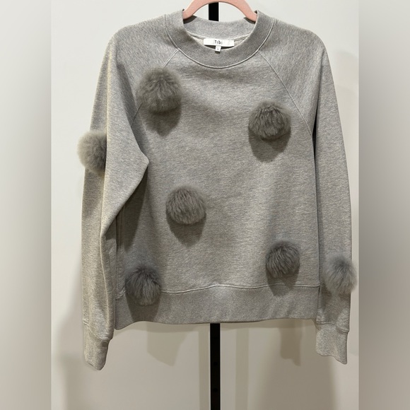 Tibi Sweaters - TIBI alpaca Pom Pom sweatshirt size S